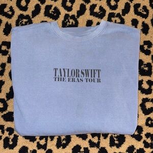 Taylor Swift The Eras Tour Blue Crewneck